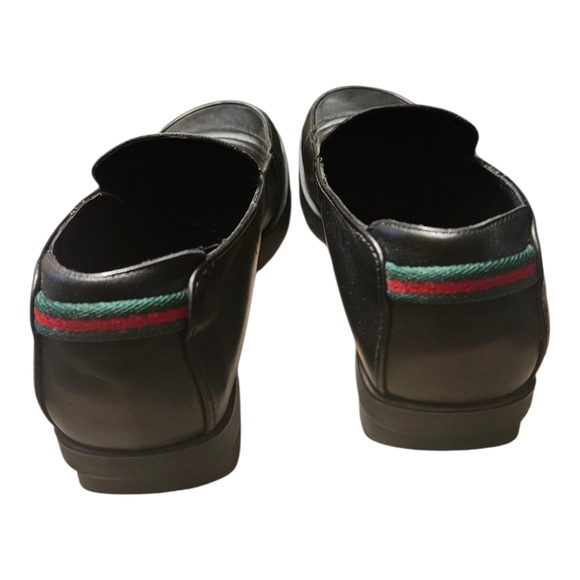 GUCCI Black Leather Loafers 101 6134 Women 6B - Picture 6 of 9